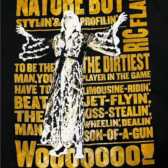 Mens 2XL 2008 WWE Hall of Fame Nature Boy Ric Flair T Shirt - Picture 2 of 3